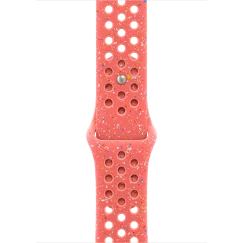 Řemínek na hodinky Apple Watch 46mm žhavě oranžový sportovní řemínek Nike - M/L MYLG3ZM/A