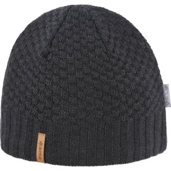 Sušička Kama pletená Merino čepice AW63 111 - tmavě šedá XL