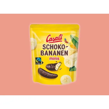 Cukrovinka Casali Schoko Bananen mini 110g