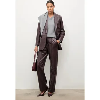 Dámský svetr Svetr z merino vlny se šátkem Answear.LAB dámský, šedá barva WA25-SWD029 90X, vel. L