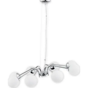 Svítidlo Lemir Lustr do obyváku O2907 W8 CH Nol lustr 8 ramenný, chrom