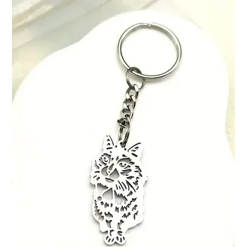 Přívěsek na klíče s kočkou