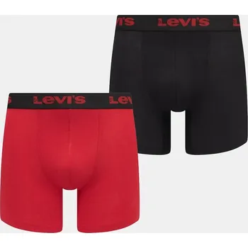 Boxerky Boxerky Levi's 2-pack pánské, červená barva, 37149-1197 37149.1197 33X, vel. S