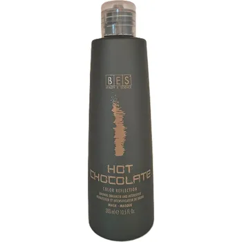 Vlasová regenerace BES Hot Chocolate tónovací maska 300 ml – Oživení hnědých odstínů s hloubkovou výživou