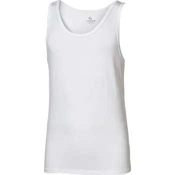 Progress SINGLET pánský nátělník s bambusem bílá Velikost: XL