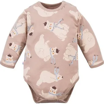 Eevi Body dlouhý rukáv Beary Cool BÉŽOVÁ - 86