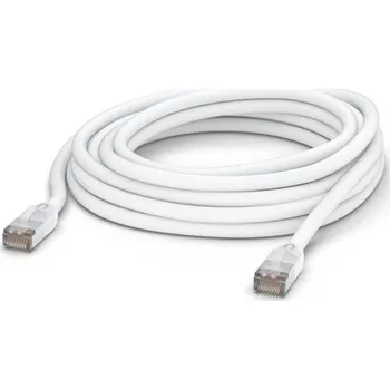 Síťový kabel Ubiquiti UACC-Cable-Patch-Outdoor-8M-W, Venkovní UniFi patch kabel, 8m, Cat5e, bílý