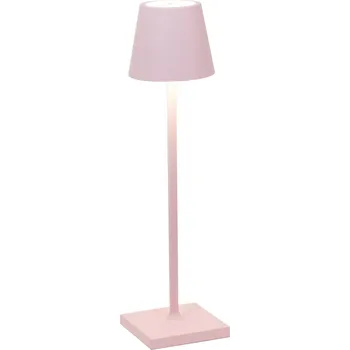 Lampička Zafferano, Stolní lampa Poldina Micro 27,5 cm růžová - Formadore