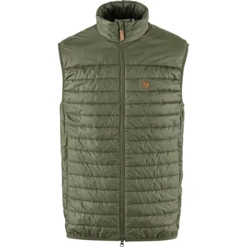 Pánský svetr vesta pánská FJÄLLRÄVEN Abisko Padded Vest M, Laurel Green - M