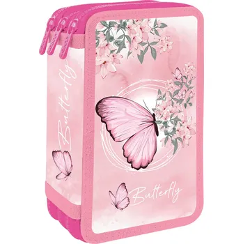 Penál JUNIOR Papír Třípatrový vybavený