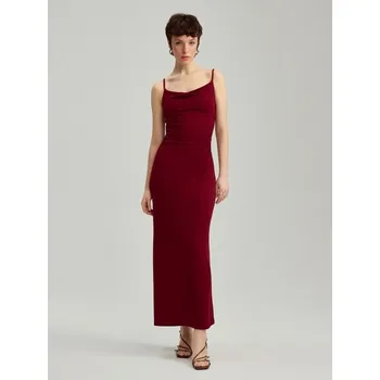 Dámské šaty Maxi šaty - XS - House - mahagon - 112ED-93X