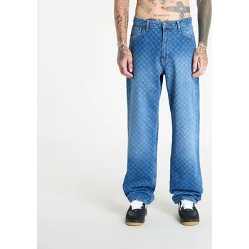 Pánské džíny Džíny Daily Paper Amba Monogram Jeans New Mid Blue XS