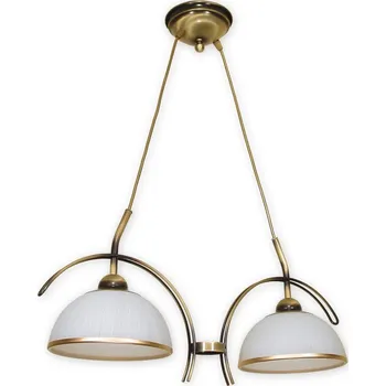 Svítidlo Lemir Závěsné svítidlo na lanku O1482 PAT Flex závěs 2, patina