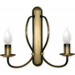 Lemir Nástěnné svítidlo 391/K2 Korona nástěník 2 ramenný, patina