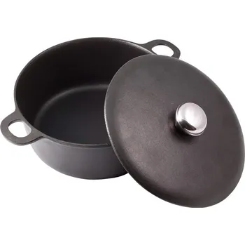 Hrnec EDUARD · litinový hrnec s víkem Gourmetina · Black Edition
