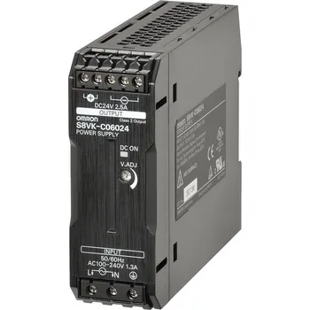 spínaný zdroj OMRON S8VK-C06024 Napájecí zdroj Lite 1-fázový 60W 24VDC 2.5A na DIN lištu