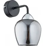 Lemir Nástěnné svítidlo O2990 K1 CZA + CH Margo nástěník, matný černý + chro