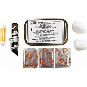 Outdoor vaření BCB Adventure podpalovací sada Matchless Fire Set MOD