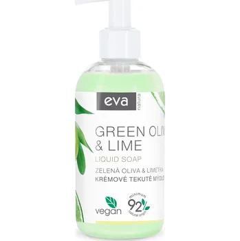 Mýdlo Eva Natura krémové tekuté mýdlo se zelenou olivou a limetkou, 250 ml