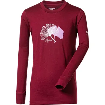 Progress MAGARO "GRIZZLY" dětské merino triko švestka Velikost: 128/134