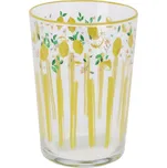 EH Excellent Houseware Velká sklenice s ovocným vzorem, 510 ml, citron