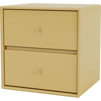 Noční stolek Montana, Noční stolek Drift hořčičně žlutý - Formadore