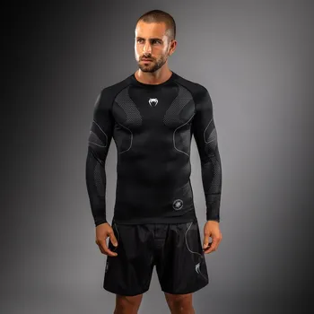 Rashguard Rashguard Venum Nexus - dlouhé rukávy - Black/Silver Velikost: XXL