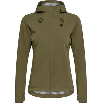Cyklistická bunda FOX Womens Ranger Water Jacket - olive green L