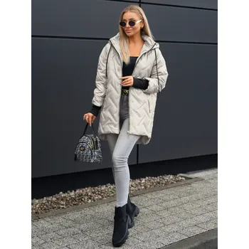 Podzimní prošívaná bunda ORTINNI béžová Velikost: 4XL