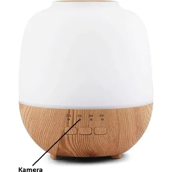 Bezpečnostní kamera WiFi kamera skrytá v aroma difuzéru 4K Safeguard A2, Velikost paměti 64Gb
