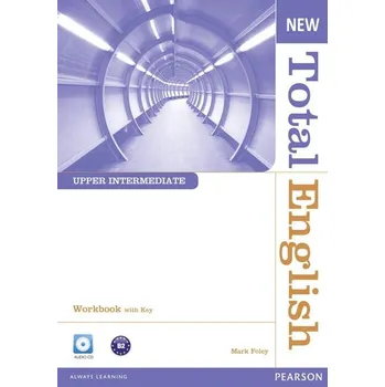 Anglický jazyk New Total English Upper-Intermediate Workbook with Key + Audio CD
