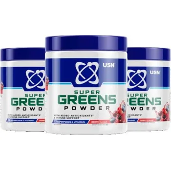 USN Super Greens Powder 150g Směs Bobulí
