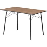 Jídelní stůl, dub artisan/černá, 120x75x75 cm, NALAK TYP 2