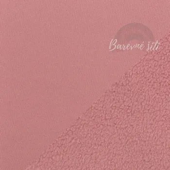 Zimni softshell STARORŮŽOVÁ (E) (Zimní softshell jednobarevný)