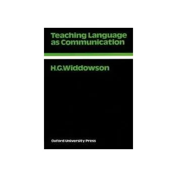 Cizojazyčná kniha OXFORD APPLIED LINGUISTICS: Teaching Language as Communication