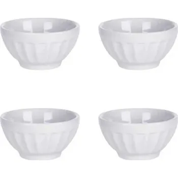 EH Excellent Houseware Porcelánové misky na občerstvení, 4 ks