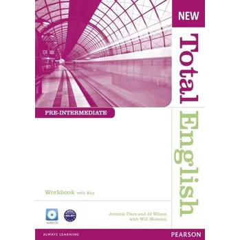 Anglický jazyk New Total English Pre-Intermediate Workbook with Key + Audio CD