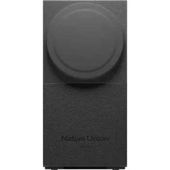 Bezdrátová nabíječka s mezinárodními adaptéry Native Union Rise 3-in-1 Qi2 - černá