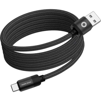 Datový kabel Magnetický 27W nabíjecí kabel Mobile Origin Original Cable USB-A / USB-C 1m - černý