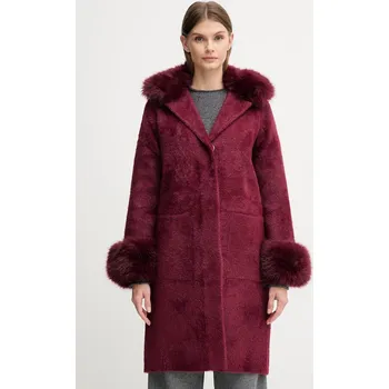 Dámský kabát Kabát Joseph Ribkoff 243923F25 burgundské 83X, vel. XL