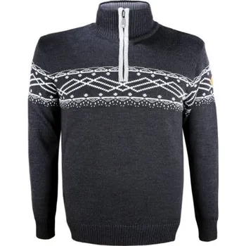 Pánský svetr Kama Merino svetr 4060 111 - tmavě šedá M