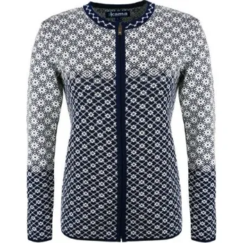 Dámský svetr Kama Merino svetr 5036 108 - tmavě modrá XL