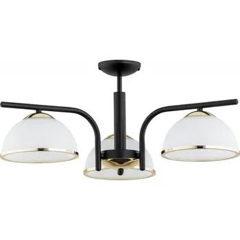 Svítidlo Lemir Závěsné svítidlo na tyči O2923 W3 CZA + ZL Lava lustr 3 ramenný, matný