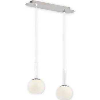 Svítidlo Lemir Závěsné svítidlo na lanku O2542 W2 KRE Colours závěs 2, chrom + krémov