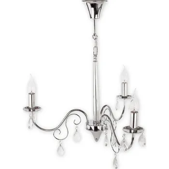 Svítidlo Lemir Závěsné svítidlo na řetězu O1953 CH Velio lustr 3 ramenný, chrom