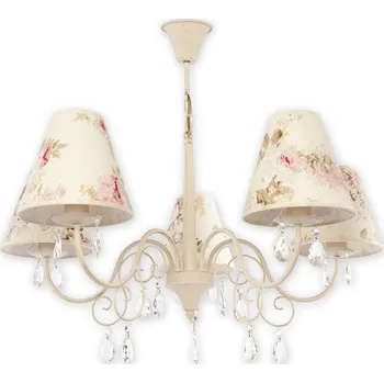 Svítidlo Lemir Závěsné svítidlo na řetězu O1965 AB KW Velio lustr 5 ramenný, antická