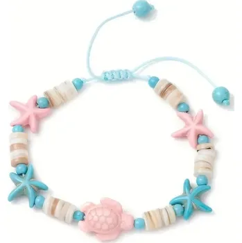 Náramek Náramek se mušličkami a mořskou hvězdicí