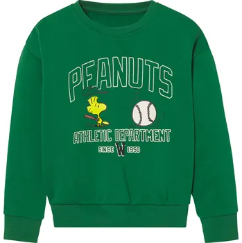 Dívčí mikina Dívčí mikina Peanuts (zelená, 110/116)