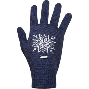 Rukavice Kama pletené Merino rukavice R104 108 - tmavě modrá M