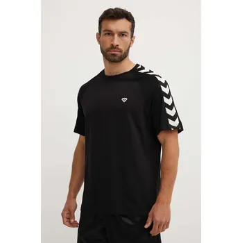 Pánské tričko Tričko Hummel Archive 225258 černá 99X, vel. XL